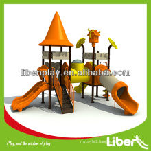 2014 Unique Middle East Style Used kids toys outdoor with Castle theme Plastic Roof LE.CB.007
